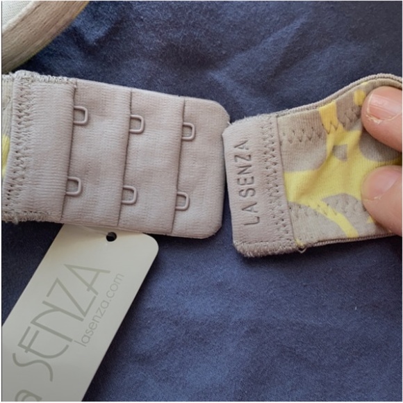 NWT LS YELO/GRY Pushup, 36D *P1016 - Picture 5 of 6